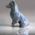 Low Poly - Shetland Sheepdog (Tượng trang trí) - Thumbnail 8