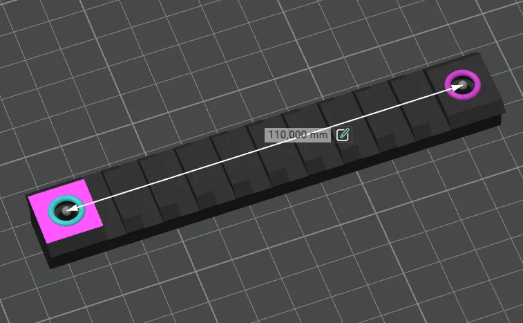 Thanh gắn Picatinny Rail cho Airsoft - Thiết kế 3D chuẩn xác - Image 1