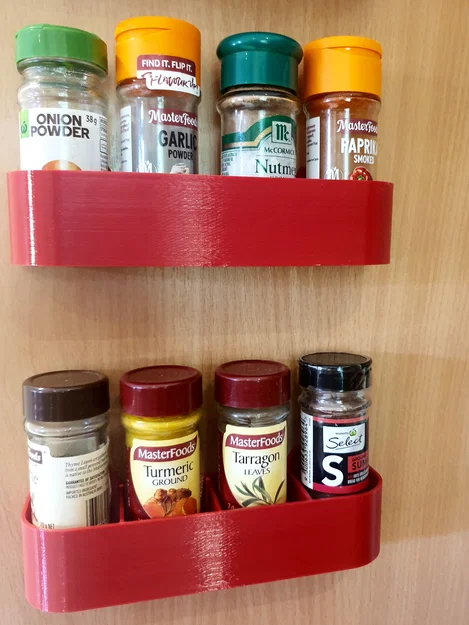 Kệ gia vị đơn giản – gắn tường hoặc sau cửa - Image 4