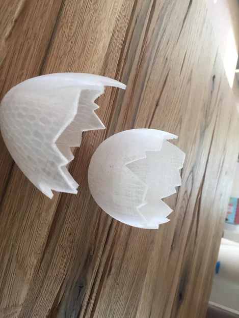 Mô hình quả trứng vỡ 3D (Broken Egg) độc đáo cho ngày lễ Phục sinh - Image 1