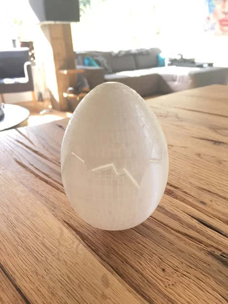 Mô hình quả trứng vỡ 3D (Broken Egg) độc đáo cho ngày lễ Phục sinh - Image 2