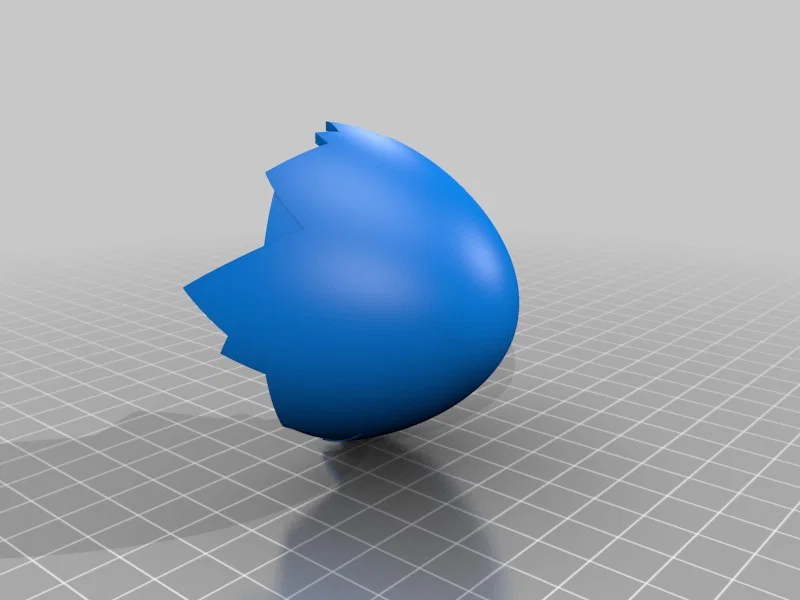 Mô hình quả trứng vỡ 3D (Broken Egg) độc đáo cho ngày lễ Phục sinh - Image 4