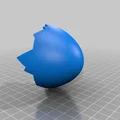 Mô hình quả trứng vỡ 3D (Broken Egg) độc đáo cho ngày lễ Phục sinh - Thumbnail 4
