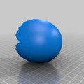 Mô hình quả trứng vỡ 3D (Broken Egg) độc đáo cho ngày lễ Phục sinh - Thumbnail 5