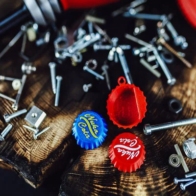 Nắp Nuka Cola Fallout (Fallout Nuka Cola Caps) – model in 3D