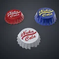 Nắp Nuka Cola Fallout (Fallout Nuka Cola Caps) – model in 3D - Thumbnail 3