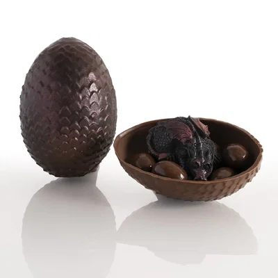 Khuôn đúc trứng rồng 3D bằng sô-cô-la độc đáo