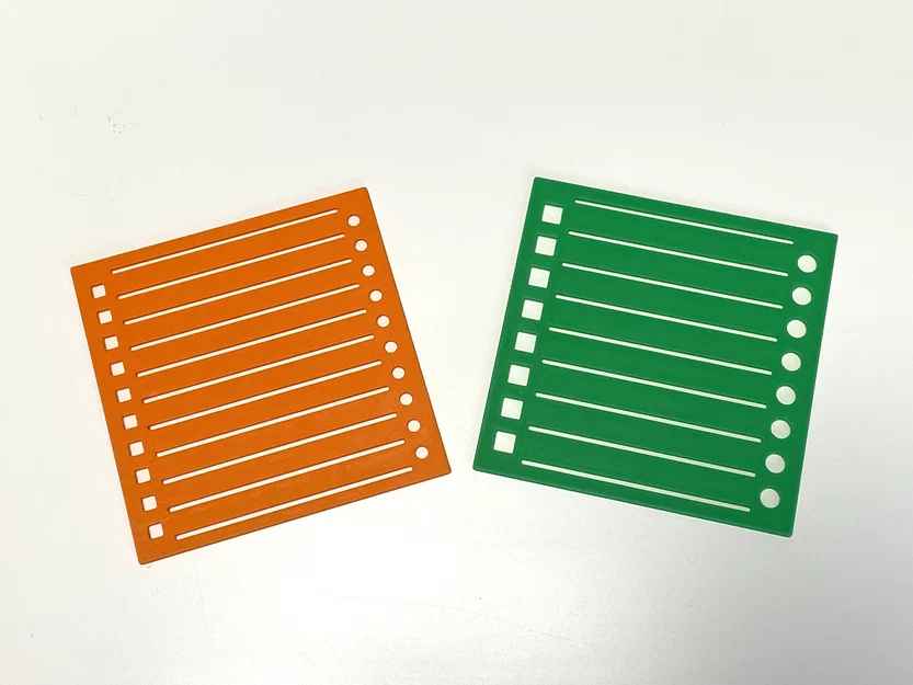 Khuôn mẫu in 3D Stencil hỗ trợ kẻ bảng ToDo List cho giấy 9x9cm - Image 4