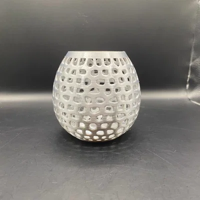 Ống cắm bút thiết kế Voronoi in 3D cho bàn làm việc gọn gàng