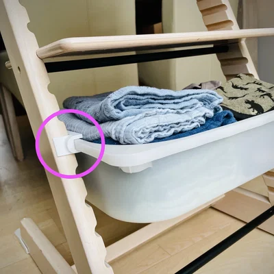 Combo ghế Tripp Trapp Stokke + hộp nhựa IKEA Trofast (v4)