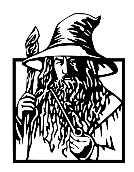 Tranh treo tường Gandalf Chúa Tể Những Chiếc Nhẫn in 3D cực chất - Image 1