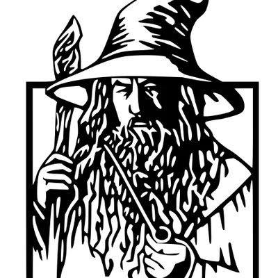 Tranh treo tường Gandalf Chúa Tể Những Chiếc Nhẫn in 3D cực chất