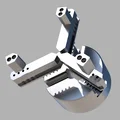 Má hàm kẹp ngoài in 3D cho mâm cặp máy tiện 80mm - Thumbnail 1