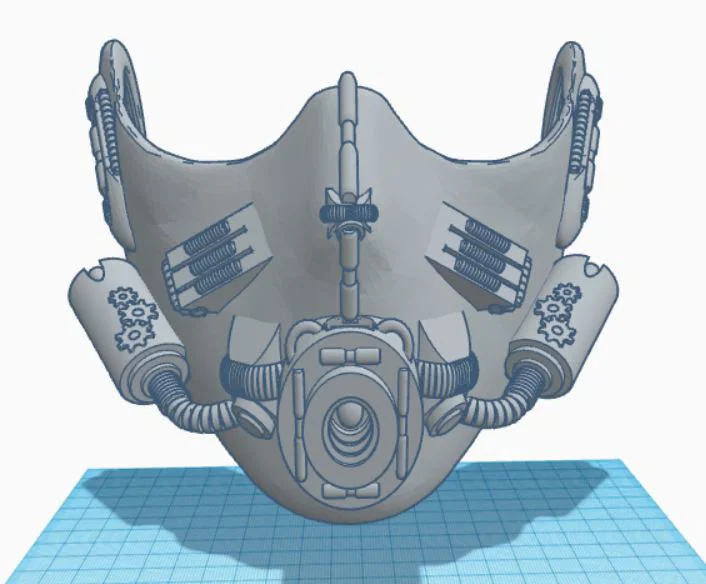 Mô hình 3D mặt nạ phong cách hậu tận thế cực chất cho Cosplay - Image 1