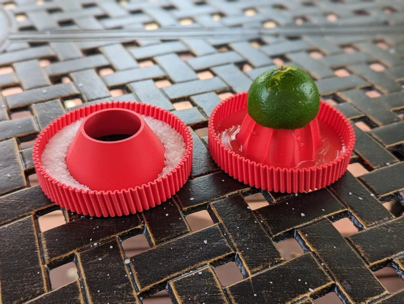 Bộ dụng cụ 3D tạo viền muối và vắt chanh cho cocktail - Image 2