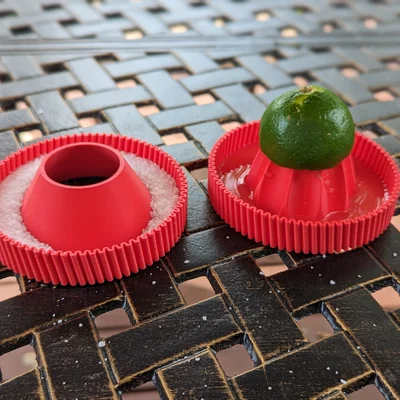 Bộ dụng cụ 3D tạo viền muối và vắt chanh cho cocktail
