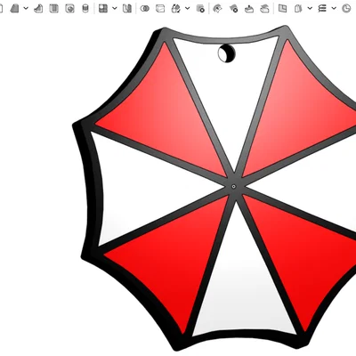 Resident Evil - Móc khóa Umbrella Corporation