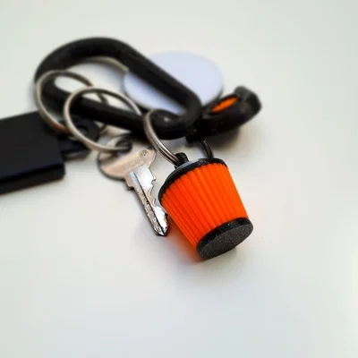 Móc khóa mô hình cổ hút gió (Engine Intake Keychain) - In 3D cực chất