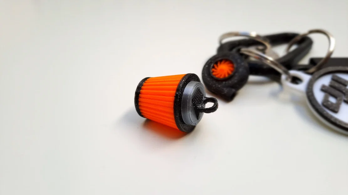 Móc khóa mô hình cổ hút gió (Engine Intake Keychain) - In 3D cực chất - Image 2