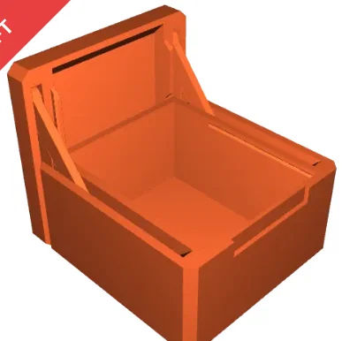 Hộp đựng đồ đa năng có nắp lật tiện dụng cho góc làm việc - Image 1