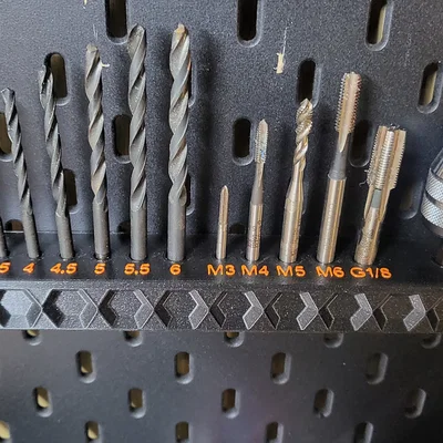 Bộ giữ mũi khoan/Drillholder cho Skadis & Honeycomb (Bohrersortiment)