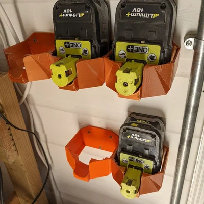 Giá treo tường pin Ryobi 18V (battery holder)