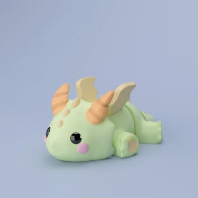 Móc Khóa Rồng Con Flexi 3D (Miễn Phí Có Thời Hạn)