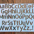 Bộ khuôn cắt chữ Allerta Stencil dùng cho in 3D - Thumbnail 1