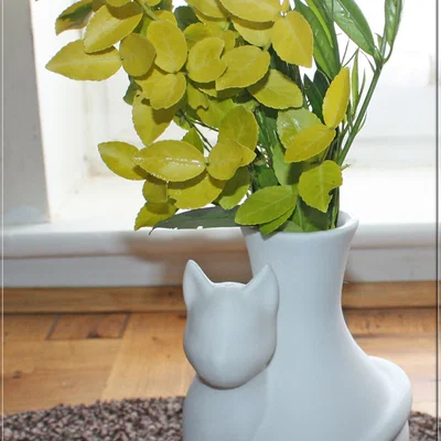 Mô hình in 3D Cat Vase - Bình hoa hình mèo trang trí siêu xinh