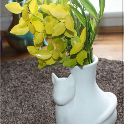 Mô hình in 3D Cat Vase - Bình hoa hình mèo trang trí siêu xinh