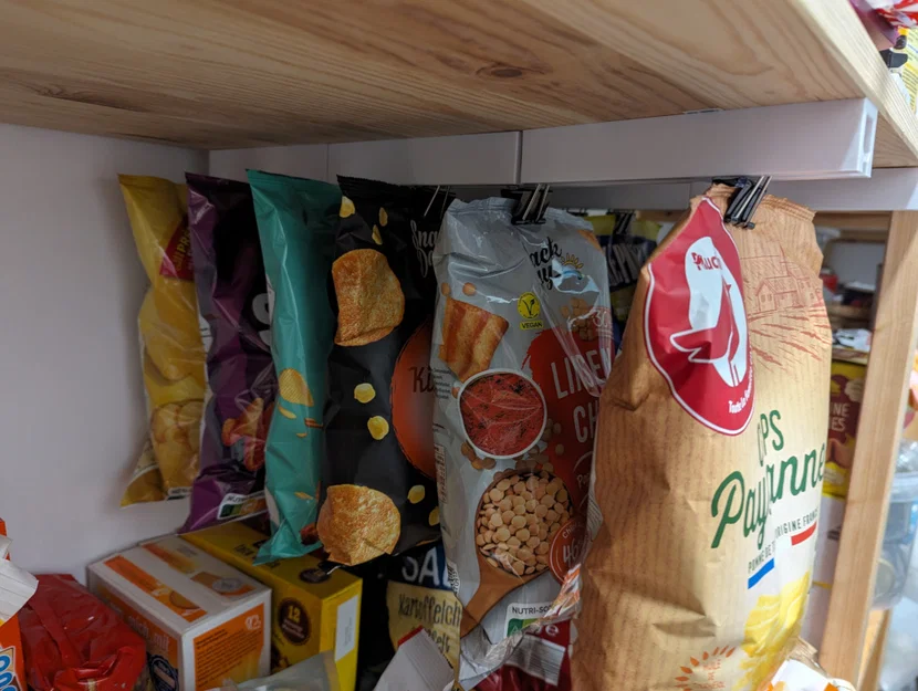 Thanh rail đơn giản cho kẹp bướm (binder clip) - Image 2