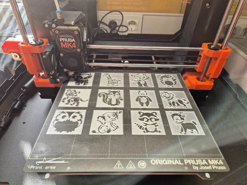 Bộ 12 khuôn vẽ hình thú cưng 3D cho bé thỏa sức sáng tạo - Image 2