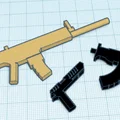 Bộ sưu tập vũ khí Dummy 13 Gun Pack #4 cho mô hình 3D - Thumbnail 1