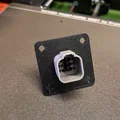 Ngàm lắp flush mount cho connector DT 4 pin & 6 pin - Thumbnail 1