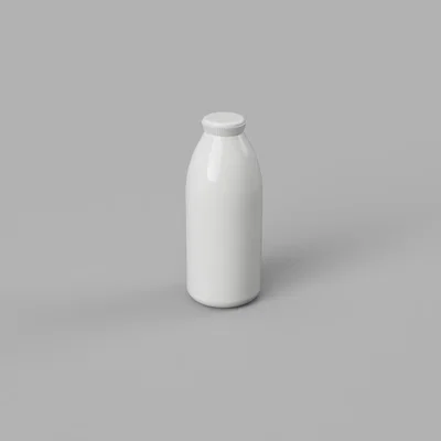 Mô hình bình sữa mini 3D cho tiểu cảnh và hộp carton