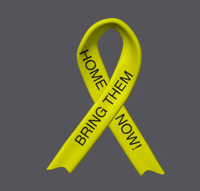 Mô hình ruy băng vàng Bring Them Home Now in 3D ý nghĩa - Image 1
