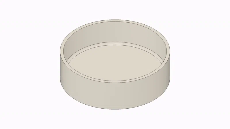 Nắp đậy ống PVC 4 inch (4 Inch End Cap) in 3D dẻo dai - Image 2