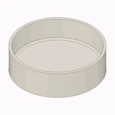 Nắp đậy ống PVC 4 inch (4 Inch End Cap) in 3D dẻo dai