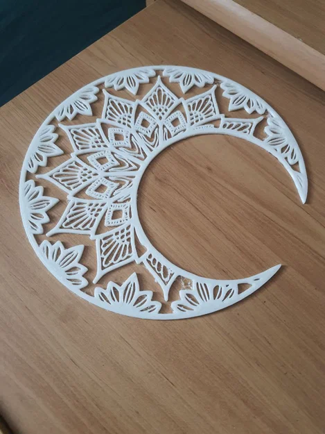 Moon ART - Tranh treo tường nghệ thuật Mandala hình trăng khuyết - Image 1