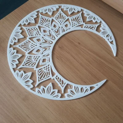 Moon ART - Tranh treo tường nghệ thuật Mandala hình trăng khuyết