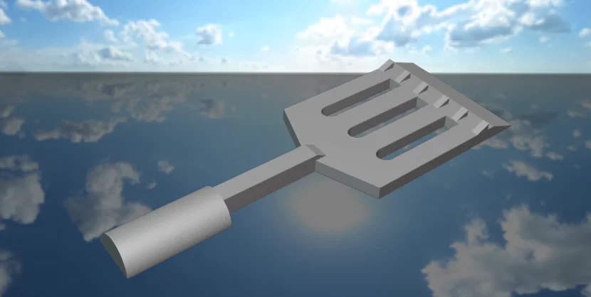 Dụng cụ cạo đá hình xẻng Spongebob in 3D độc đáo - Image 1