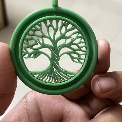 Mặt dây chuyền Cây Sự Sống - Tree of Life (Mẫu in 3D đơn giản)