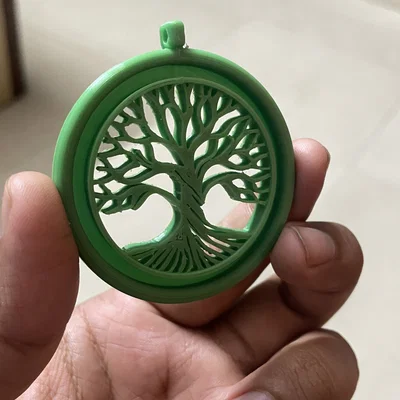 Mặt dây chuyền Cây Sự Sống - Tree of Life (Mẫu in 3D đơn giản)