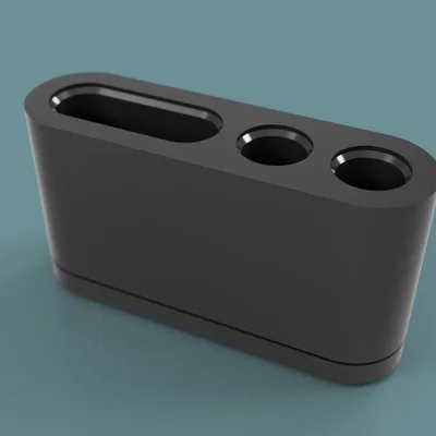 Khay đựng bàn chải và kem đánh răng 3D thiết kế gọn gàng