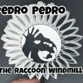 Pedro Raccoon Windmill – Cối xay gió gấu mèo tự canh hướng gió - Thumbnail 1