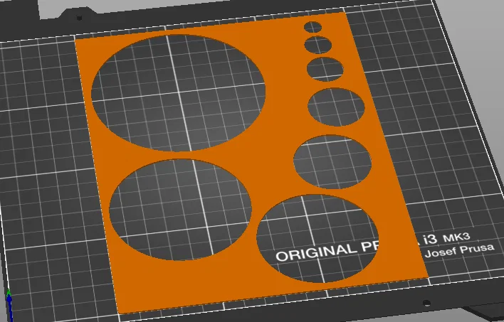 Thước vẽ hình tròn 3D (Circle Stencil) cho kỹ thuật và vẽ sáng tạo - Image 1