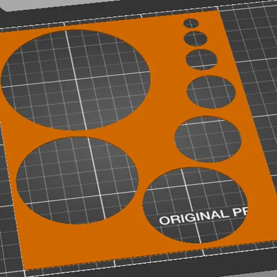 Thước vẽ hình tròn 3D (Circle Stencil) cho kỹ thuật và vẽ sáng tạo