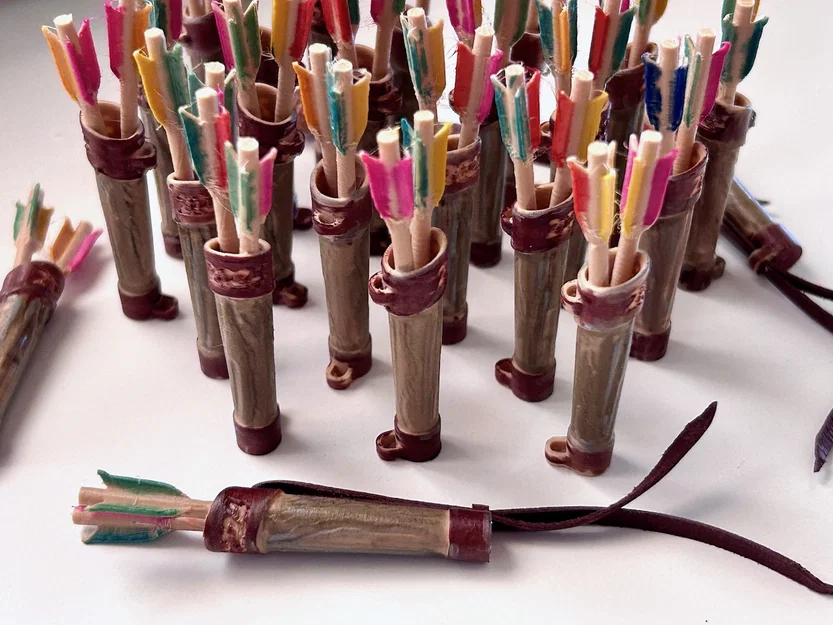 Ống đựng tên mini phong cách fantasy (Fantasy Mini Arrow Quiver) - Image 3