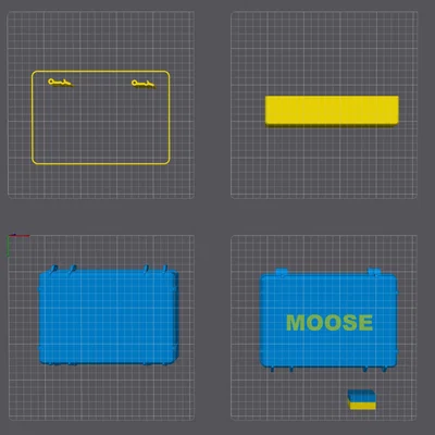 Hộp tham số (Parametric) cho Moose 3D Scanner