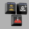 Keycaps Strategem Helldivers 2 (Romer-G, RGB) - Thumbnail 1